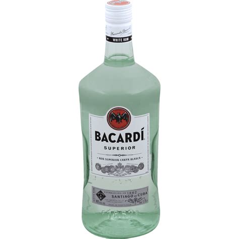 Bacardi® Superior White Rum 1 75l Glass Bottle Buehler S