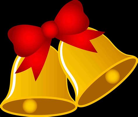 clip art christmas bells 4
