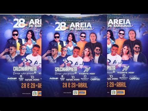 Festa de Emancipação Política de Areia de Baraúnas PB 2022 YouTube