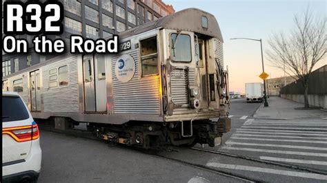 R32 On The Move NYC Subway Train Running In The Street YouTube