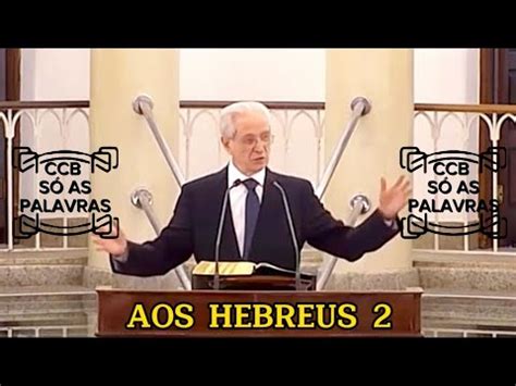 Santo Culto A Deus Video SEX 10 11 23 20 00 PALAVRA AOS HEBREUS 2 YouTube