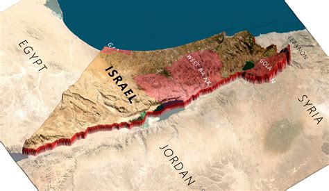 Israel Terrain Topography Elevation DEM Geography Landscape free 3D