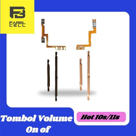 Jual TOMBOL FLEXIBEL ON OFF VOLUME INFINIX HOT 10S 11S ORIGINAL Shopee Indonesia