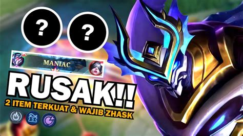 Item Terkuat Zhask Damagenya Gak Ada Obat Revamp Zhask New Best Build