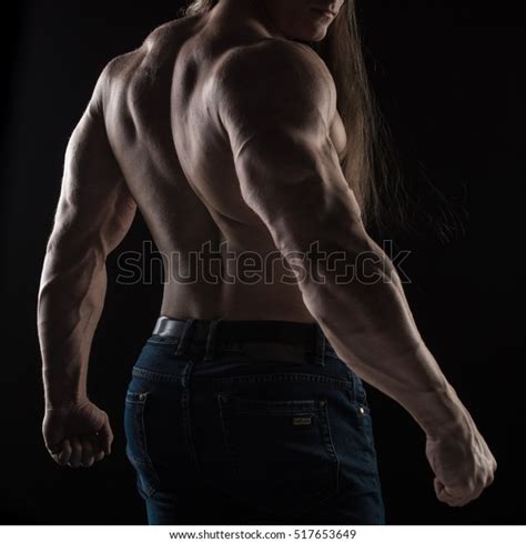 Naked Torso Male Bodybuilder Athlete Long Stock Photo 517653649 Shutterstock