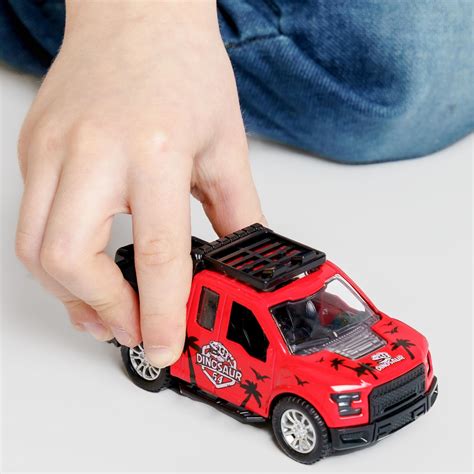 Машинка AUTOGRAND Pickup красная детская металлическая с инерционным ...