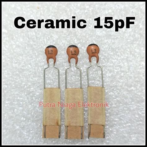 Jual Kapasitor 15pF Keramik NPO 15 PF Ceramic Capacitor Putr4n14 Murah