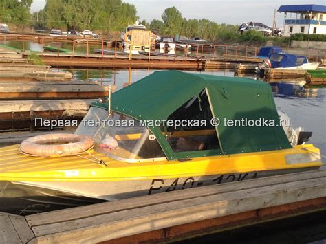 Тент на лодку «Казанка-5М2, 5М3, 5М4» | Первая тентовая мастерская