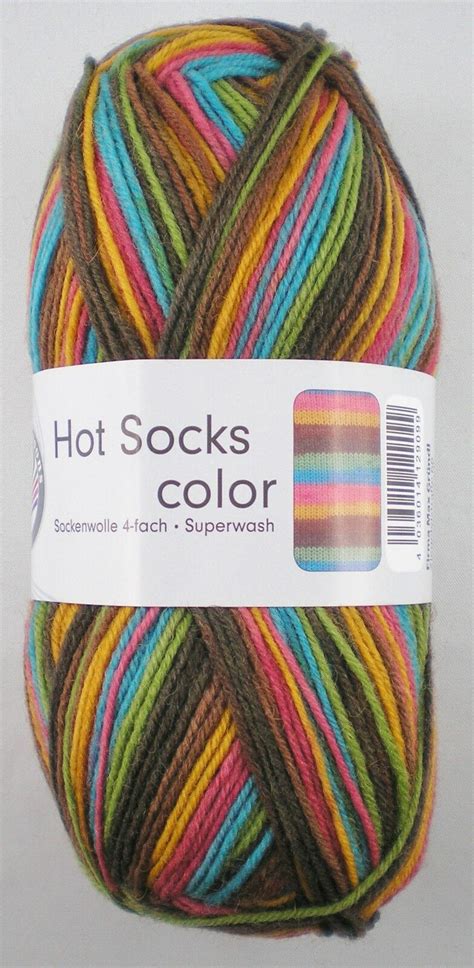 Gründl Hot Socks Color 50g Sockenwolle 4 fach Sockenwolle Wolle Garne Strickmaus Jasmine