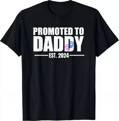 Hot Trending T Shirt With Promoted To Daddy Est New Dad Father Fraternal Twins Design