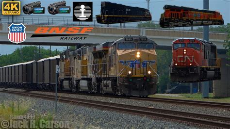 K Fps Railfanning Rosneberg Tx Feat Ic Sd Cn Bnsf