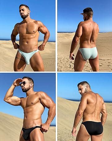 Avidlove Underwear Men S 4 Pack Classic Low Rise Stretchy Hip Briefs Bikini At Amazon Mens