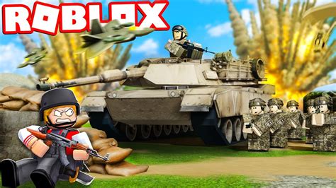 Virei Soldado E Fui Pra Guerra Por Dia No Roblox Youtube