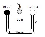 The Following Figure Shows Two Air Filled Bulbs Connected By A U Tude