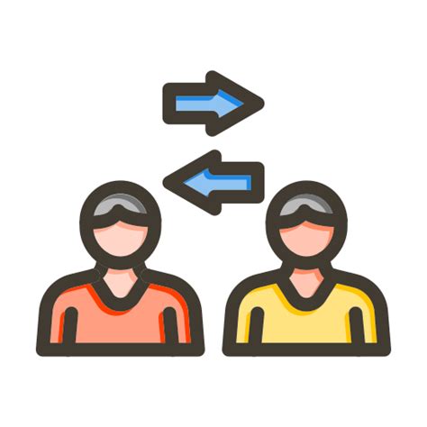 Icono De Relaciones Interpersonales Generic Color Lineal Color