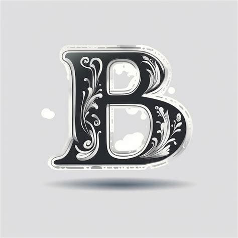 Premium Photo | Fashionable stylish alphabets typography Letter B