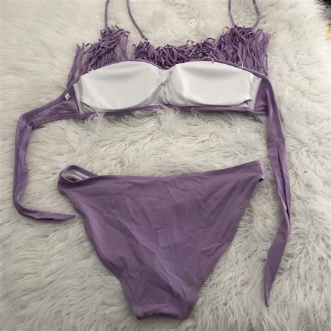 New Purple Lavender Bikini Without Tags Size Medium Depop