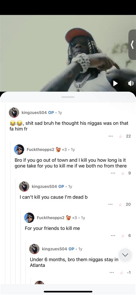 This Nigga Used To Be On Durk Ass About Sliding For Von Was Funny As Hell To Wondered Why He