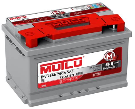 Akumulator MUTLU SFB Series 3 12V 75Ah 720A SMF - 10558585443 ...