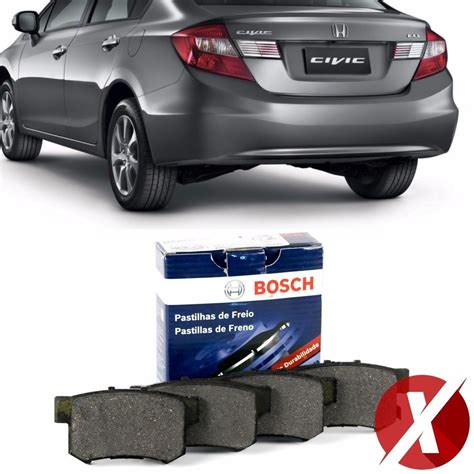 Pastilha Freio Traseiro Bosch Honda Civic Lxs 1 8 16v 2014 R 133 90