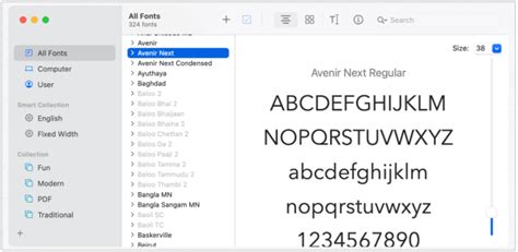 how to add new fonts mac