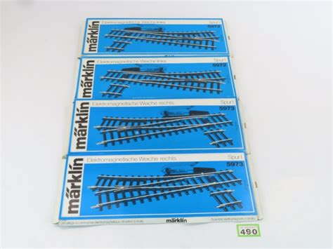 Märklin 1 - 5972/5973 - Spor - 4 elektriske punkter 2x - Catawiki