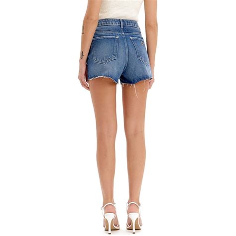 Short Jeans Lança Perfume Hot Pants Ve25 Azul Feminino Compre Agora Dafiti Brasil