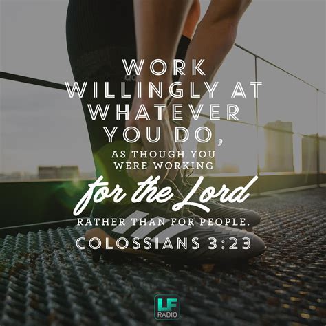 Verse Of The Day Colossians 3 23 Lf Radio