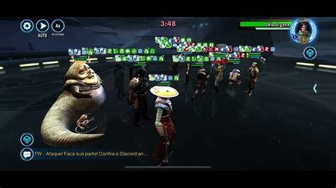 Jabba W Dc Boushh Lvl9 Vs Toxic Leia W Dc Drogan Lvl9 TW YouTube