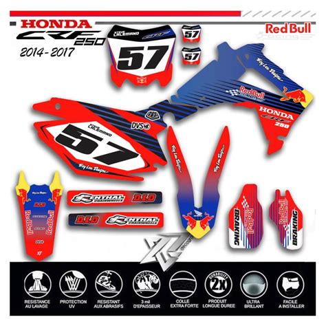 Kit D Co Honda Crf Redbull Racing Decografix Couleur