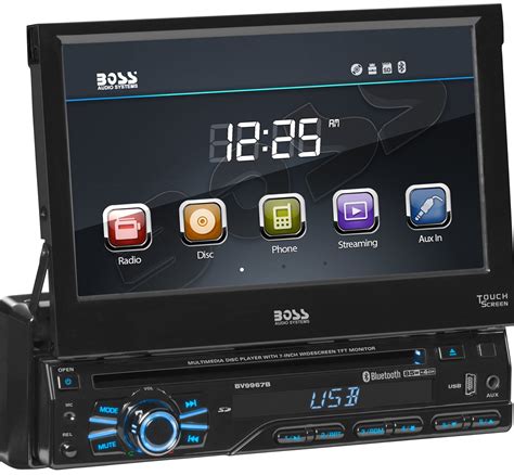 Boss Audio Bv B Single Din Inch Motorized Touchscreen Dvd Player