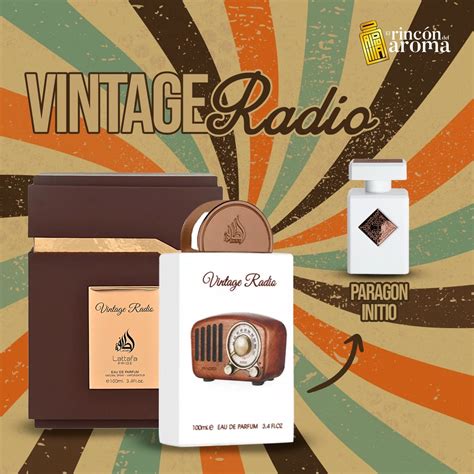 Lattafa Vintage Radio El Rincon Del Aroma