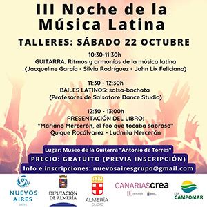 III NOCHE DE LA MÚSICA LATINA WEEKY