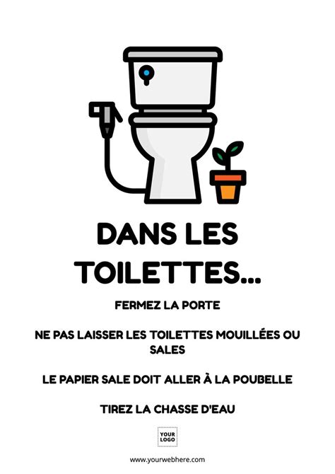 Panneaux De Toilettes Imprimables Gratuits