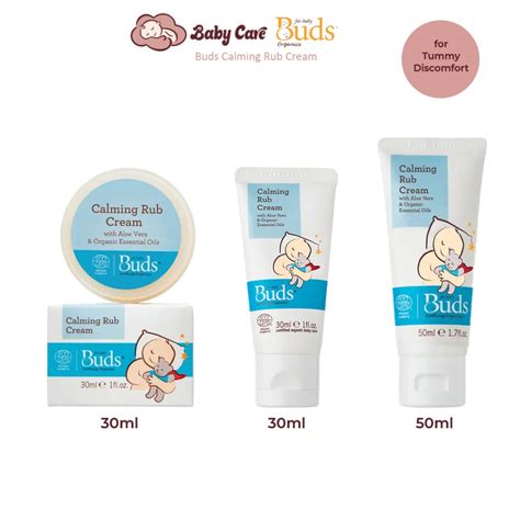 Buds Organic Calming Rub Cream Ml Ml For Baby Colic Digestive