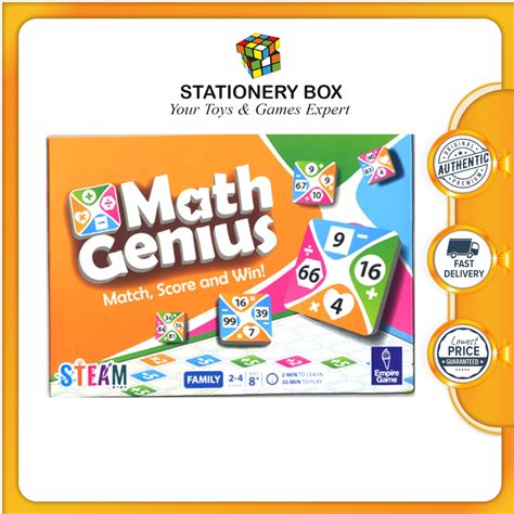 ORIGINAL - Math Genius Board Game, for Kids Ages 8+ | Shopee Malaysia