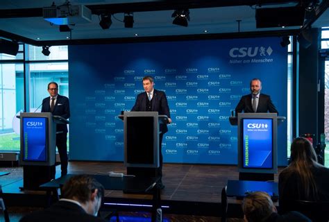 Csu Chef S Der Kritisiert Seinen Vize