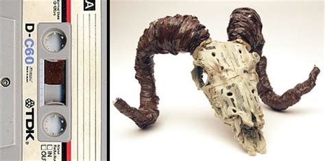 Cassette Tape Sculptures