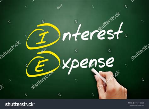 interest expense acronym business concept  stock photo edit