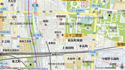 京都府京都市東山区大和大路通七条下る3丁目七軒町 郵便番号 〒605 0943：マピオン郵便番号