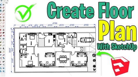 How To Make Floor Plans For Free In SketchUp SketchUp Floor Plan