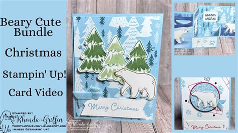 Beary Cute Bundle Christmas Stampin Up Card Video