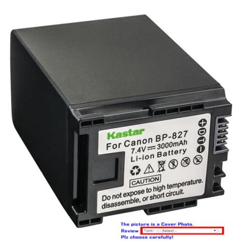 Kastar Replacement Battery For Canon Bp Cg Canon Vixia Hf M