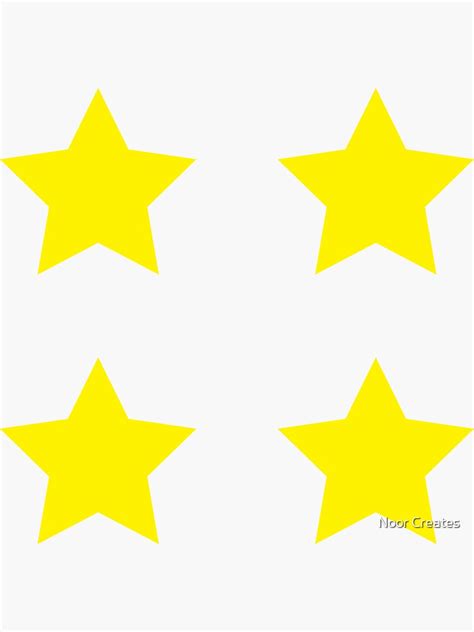 Yellow Star Pack Sticker For Sale By Nurdraws Redbubble