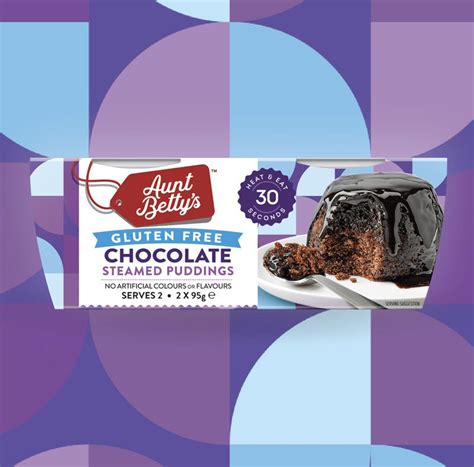 Chocolate Steamed Puds Gluten Free 2 X 95g Aunt Bettys