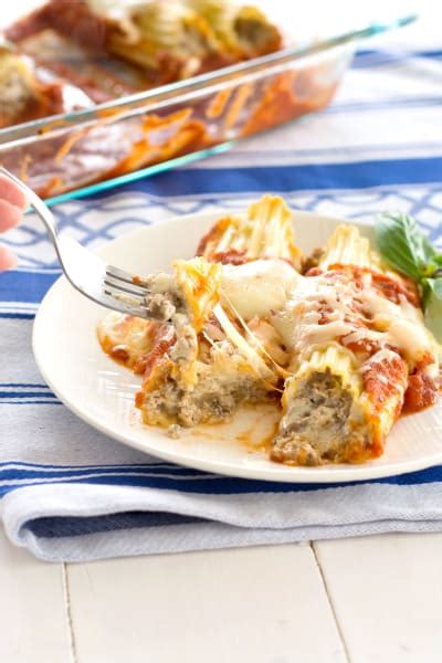 Beef Manicotti Recipe Food Fanatic