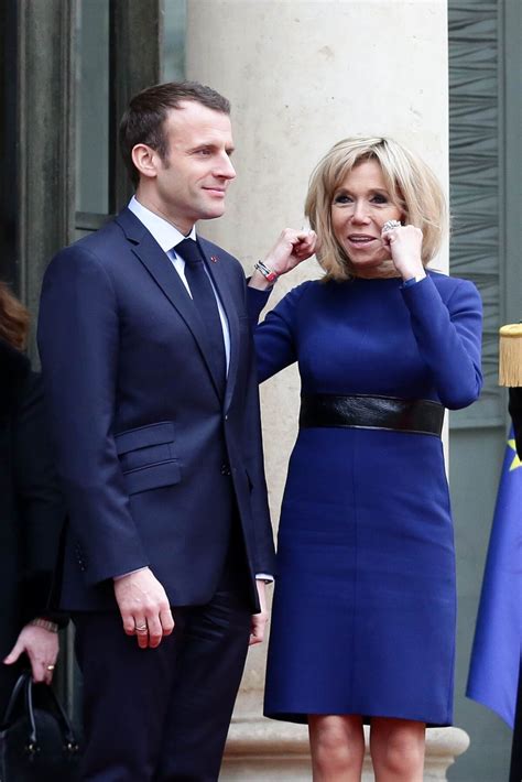 Photo Le Pr Sident Emmanuel Macron Et La Premi Re Dame Brigitte