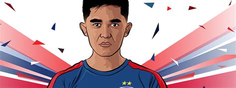 Sunil Chhetri (Bengaluru FC) - Tribute Artwork on Behance