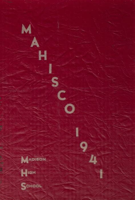 1941 yearbook from Madison Consolidated High School from Madison, Indiana