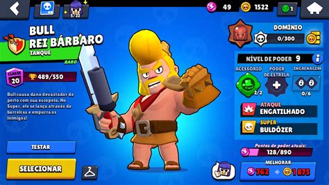 Conta De Brawl Stars Shelly Estelar E Skin Raras DFG